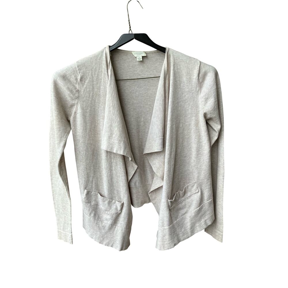WITCHERY At Home Knit Beige Cardigan Size Small